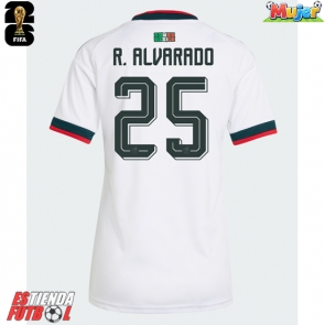 México Roberto Alvarado #25 Segunda Equipación Mujer Mundial 2026 Manga Corta